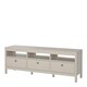 image 3 of Madrid TV Unit 3 Drawers in Cashmere Cream