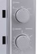 image 7 of Cookology 800W Microwave 20L Manual Control Freestanding - CMAFS20LSL Silver