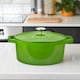 image 2 of Cooks Professional Casserole Dish 26cm – Ovenproof Pan with Lid | Green | Green