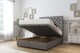 image 2 of Sloomy Mayfair Pewter Dumfries Ottoman Bed With Mattress With 54" Floor Standing Headboard 3' Single