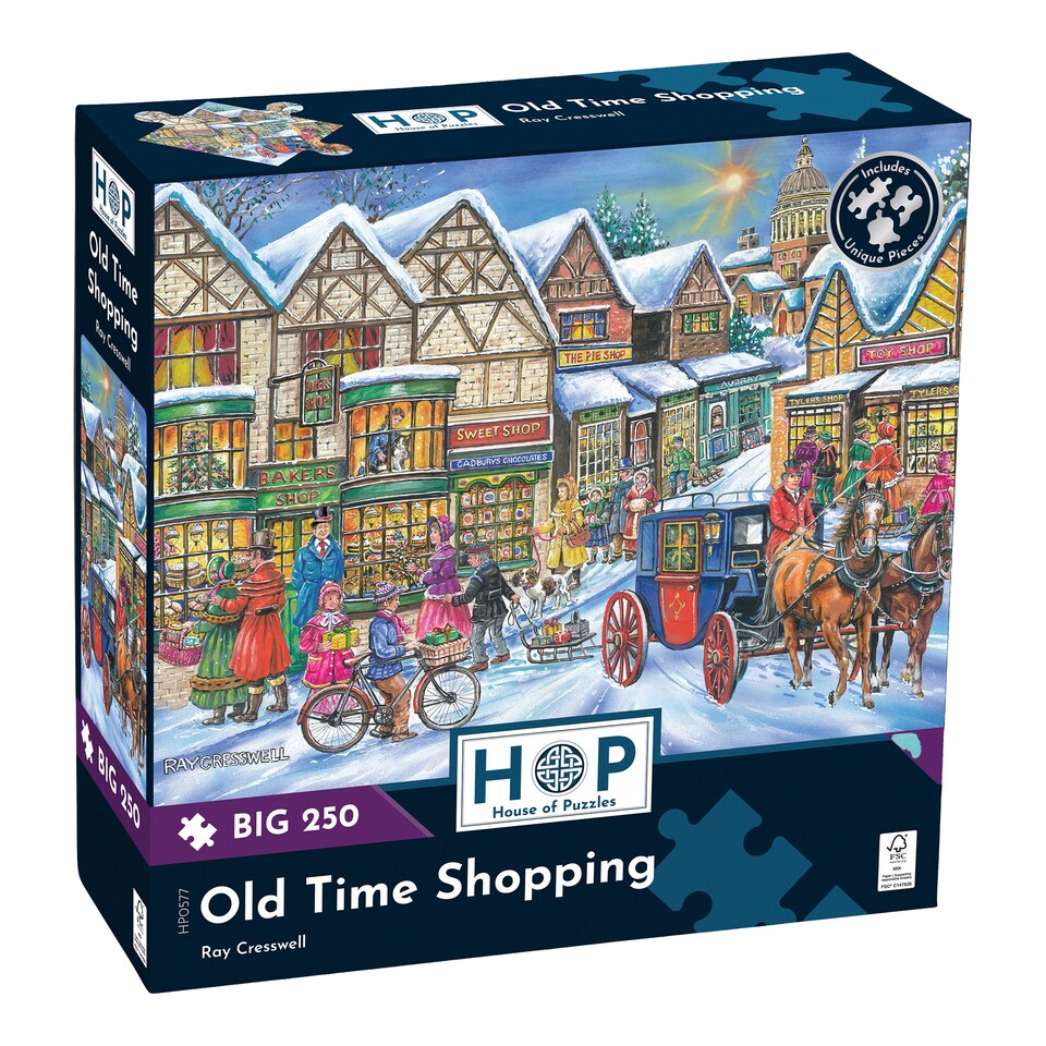 image 1 of Old Time Shopping BIG 250 Puzzle
