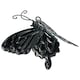 image 3 of Small 3D Blue Metal Butterfly Garden/Home Wall Art Ornament 7x12x14cm