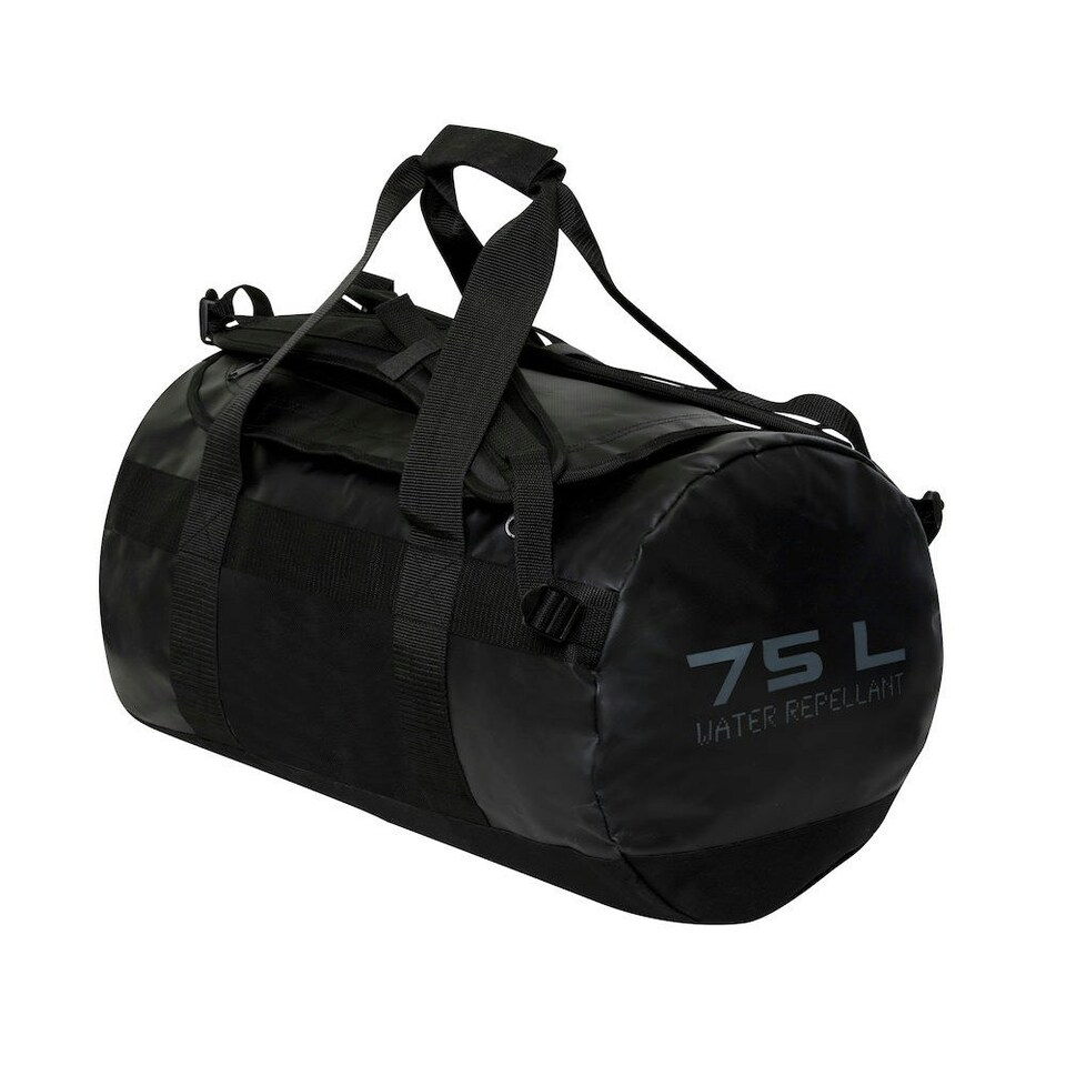 Clique 2 in 1 Duffle Bag - Black - One Size (UTUB985)