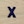 Blue Letter X