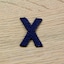 Blue Letter X - Selected