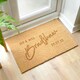image 8 of Personalised Couples Rectangle Indoor Doormat