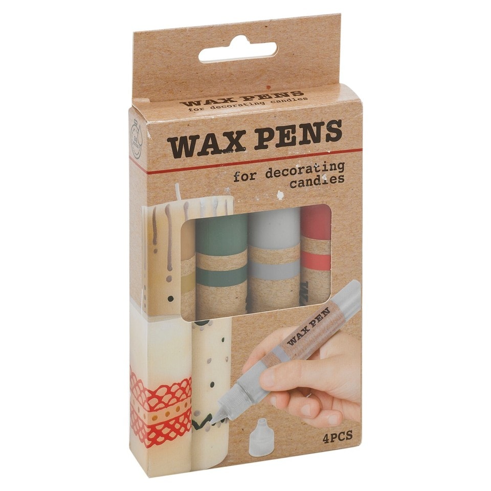 image 1 of 8 x Liquid Wax Assorted Colour Candle Decorating Christmas Party Crafts Pens