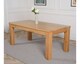 image 4 of Dakot 182cm Chunky Large Solid Oak Dining Table | Brown | Light Oak