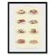 image 1 of Cold Entree Dishes Kitchen Decor Mrs Beeton Framed Wall Art Print 12X16"