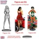 image 1 of Trackside Unpainted Figures Scenery Display 3 x Figures Set 84 New 1:32 WASP
