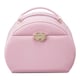 image 1 of Living and Home Stylish Jewellery Box with Handle - Pink