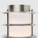 image 1 of ValueLights Wharf Outdoor PIR Sensor Stainless Steel Wall Light Lantern & Warm White LED Bulb