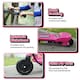 image 6 of HOMCOM Foldable Kids Electric Scooter, for Ages 7-14 Years, Pink