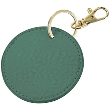 Bagbase Boutique Circular Leather-Look PU Keyclip - Sage Green - One Size