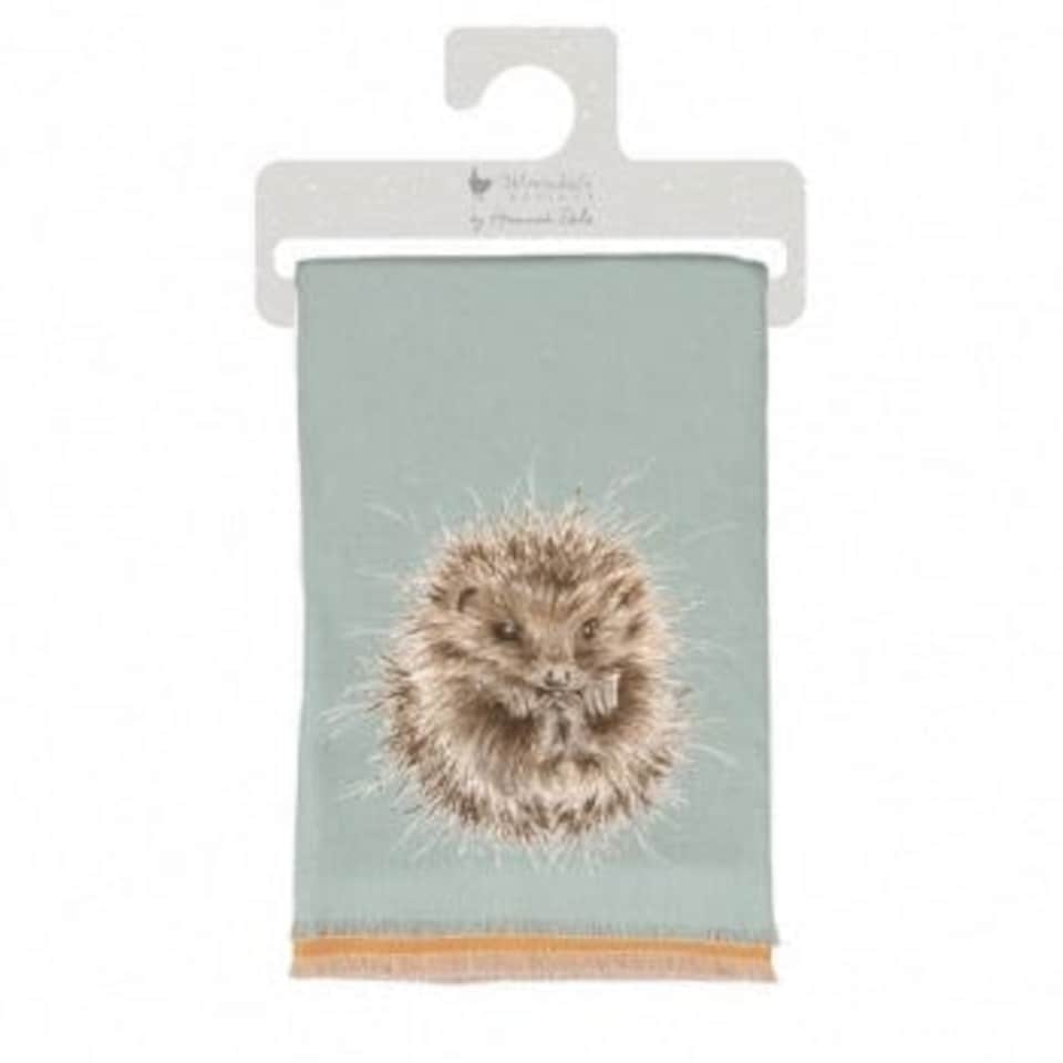 Wrendale Designs Awakening Hedgehog Winter Scarf in Gift Bag