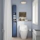 image 2 of SoBuy BZR34-II-B,Tall Bathroom Storage Cabinet with 4 Adjustable Shelves and 1 Drawer | Blue | Blue | 1