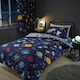 image 6 of Catherine Lansfield Lost in Space Blue Duvet Cover Set Blue | Single