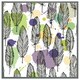image 3 of Spotted coloured feather pattern, background (Picture Frame) Black | M