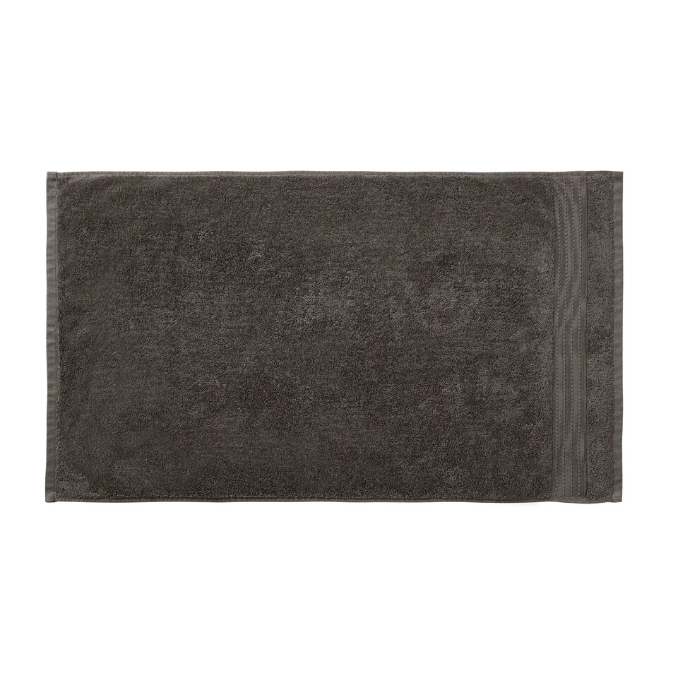 image 1 of Bianca Supima Cotton Towel | Grey | Charcoal Grey | Hand towel