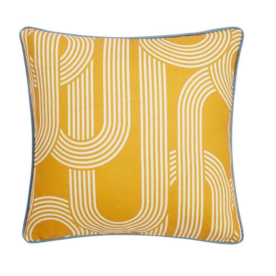 image 1 of Ulster Weavers Limelight Filled Cushion LS Ochre