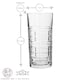 image 3 of LAV Brit Highball Glasses - 356ml - Clear - Pack of 6 Clear
