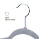 image 6 of 50pc Velvet Hangers Grey