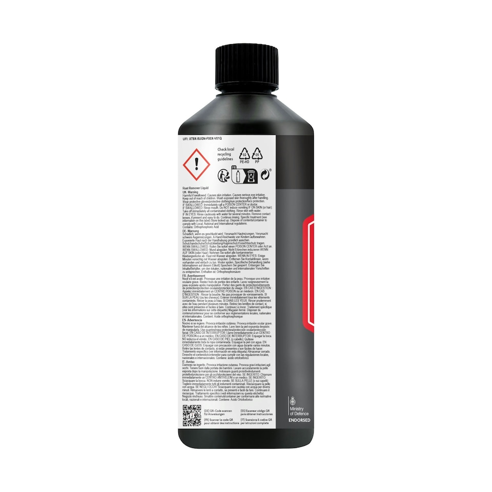image 1 of Jenolite Back 2 Bare Metal Original Liquid Rust Remover - 500ml