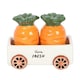 image 1 of Something Different Carrot Salt and Pepper Shakers Set - Orange/Green - One Size