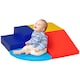 image 1 of HOMCOM 4-piece Soft Play Set Climb and Crawl Foam Toddler Activity Toys