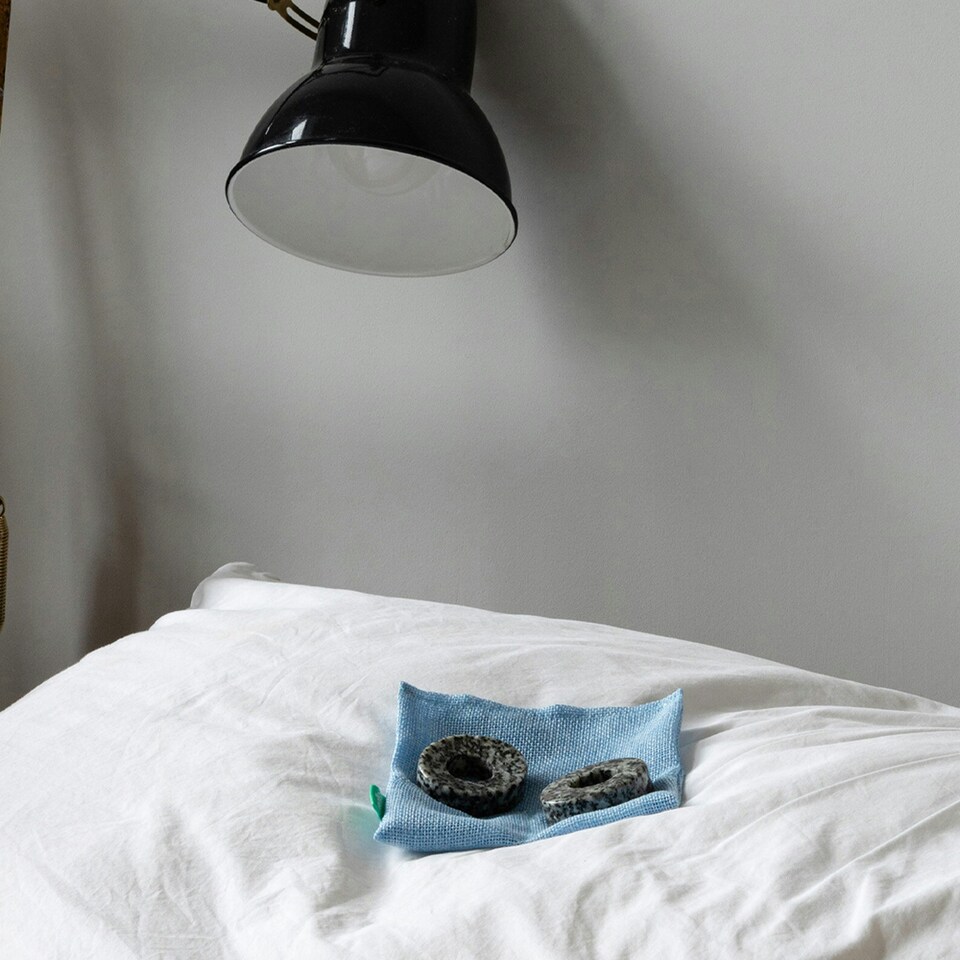 image 1 of Suck UK Mello Stone Eye Masks with Fabric Carry Pouch