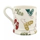 image 4 of Mug: 1 x 300ml Emma Bridgewater Christmas Mittens Half Pint Mug, Ceramic White