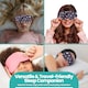 image 10 of 3D Stars Printed Sleep Eye Mask with Adjustable Strap