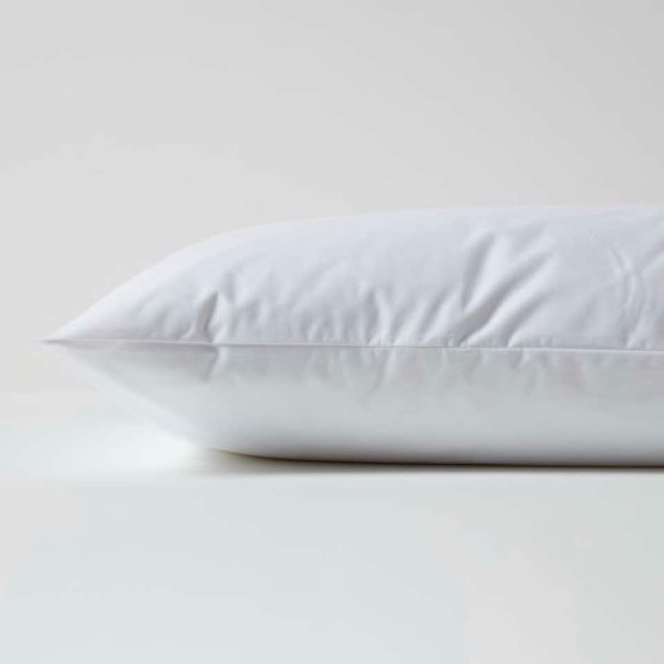 image 1 of Homescapes Waterproof Pillow Protectors Standard Size - Pack of 4 White