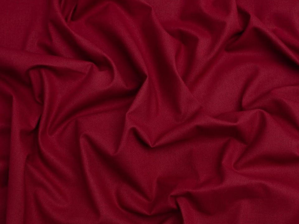 Minerva Core Range Red 100% Craft Cotton Fabric for Bag Making, Dressmaking, Quilting, 112cm / 44" Wide - per metre