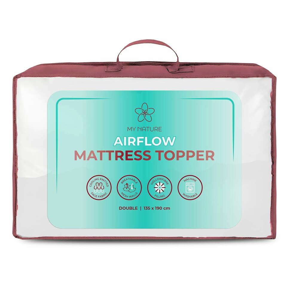 image 1 of My Nature Airflow Mattress Topper White | King