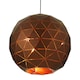 image 2 of Interiors by Premier Medium Coffee Finish Pendant Light