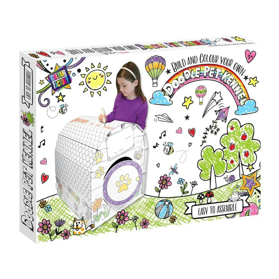 Build & Colour Your Own Doodle Pet Kennel