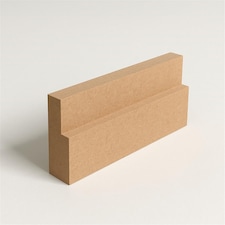 Pack of 20 (Total 20 Units) - Moisture Resistant MDF 1 Step Architrave - 25mm (T) x 94mm (H) x 3050mm (L)