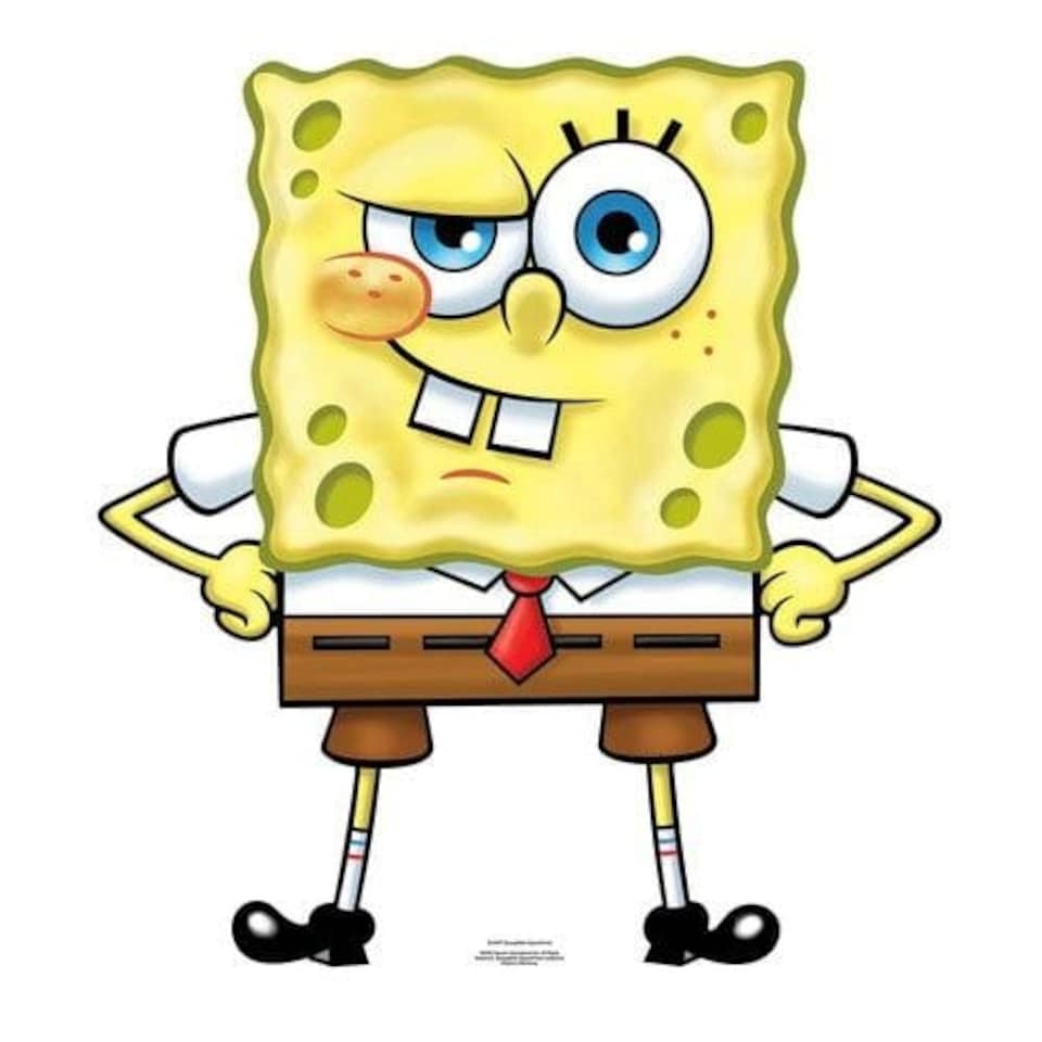 image 1 of SpongeBob SquarePants Star Mini Cardboard Cutout 85cm