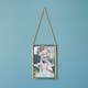 image 1 of Dia Gold Recycled Glass Hanging Photo Frame