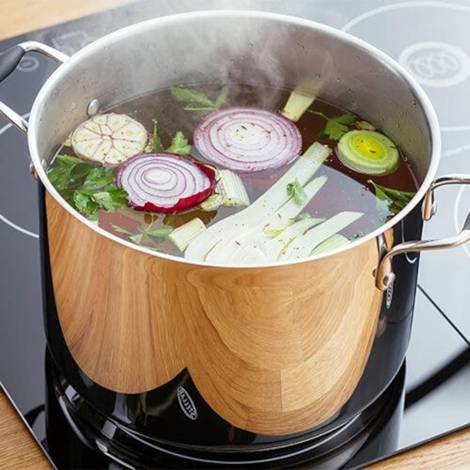 image 1 of James Martin 24cm Deep Stockpot 7.0L