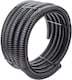 image 7 of SPARES2GO Corrugated Flexible Garden Fish Pond Marine Boat Hose Tube Pipe (15m Length x 32mm Diameter) | Black
