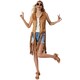 image 1 of Womens Fancy Dress Costume - Hippie Waistcoat and Accessories | Brown | brown | XL | 1