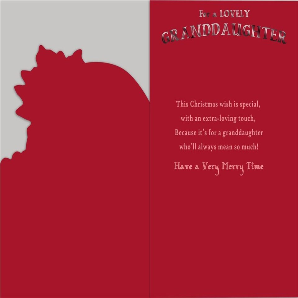 image 1 of Country Companions Granddaughter Christmas Card