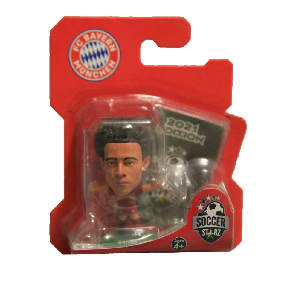 image 1 of Bayern Munich FC Leroy Sane SoccerStarz Figurine - Red - One Size