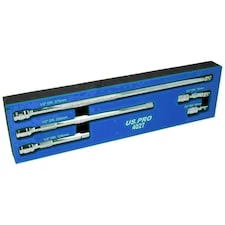 1/2" drive extension bar set 50mm - 375mm 5PC by BERGEN AT104
