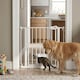 image 6 of Bettacare Pet Gate with Lockable Cat Flap, 75cm - 83cm, White, 75cm in Height, Dog Safety Barrier with Cat Flap | White