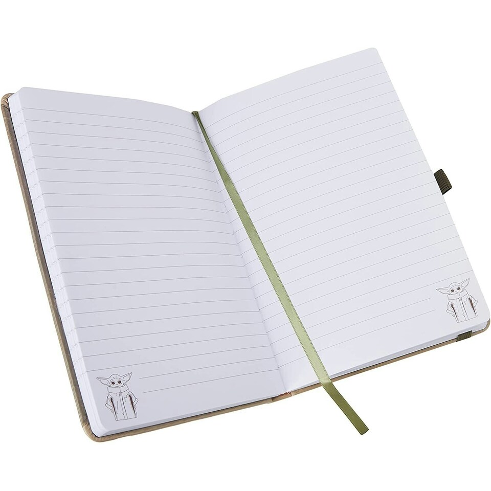 image 1 of Star Wars: The Mandalorian Precious Cargo A5 Notebook - Beige - One Size