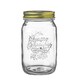 image 4 of Bormioli Rocco Quattro Stagioni Glass Storage Jars - 1 Litre - Pack of 3
