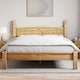 image 2 of Vida Designs Corona 5ft King Size Bed Solid Pine Wood Frame, Low Foot End, 150 x 200cm